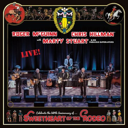Roger Mcguinn & Chris Hillman & Marty Stuart - Sweetheart Of The Rodeo 50Th Anniversary: Live - Import Gold Vinyl,Indie-Exclusive 2 LP Record Limited Edition