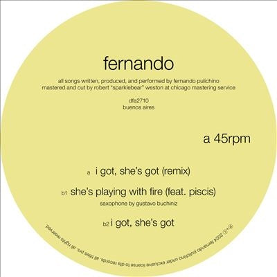 Fernando - I Got, She's Got - Import 12inch Record