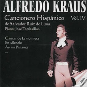 Alfredo Kraus - Cancionero Hispanico de Salvador Ruiz de Luna Vol.4 - Import CD