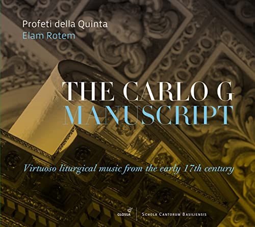 PROFETI DELLA QUINTA / ROTEM,ELAM - The Carlo G Manuscript Virtuoso Liturgical Music from the Early 17th - Import CD