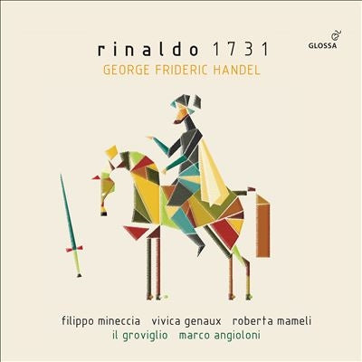 Marco Angioloni - Handel:Rinaldo 1731 Version - Import 3 CD