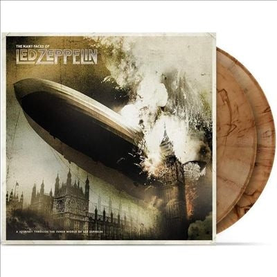Many Faces of Led Zeppelin / Various - The Many Faces Of Led Zeppelin - Import Grey Marble Vinyl 2 LP Record