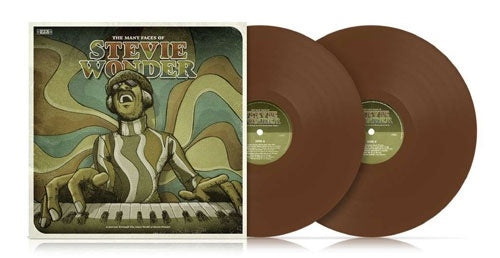 Various Artists - The Many Faces Of Stevie Wonder - Import Brown Vinyl 2 LP Record