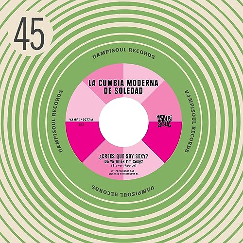 La Cumbia Moderna De Soledad 、 Machuca Cumbia - Da Ya Think I'M Sexy?/Stayin' Alive - Import Splatter Vinyl 7inch Single Record