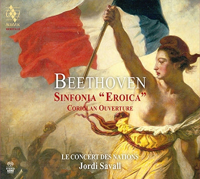 Beethoven, L. V. - Beethoven (1770-1827) Symphony No.3, Coriolan Overture : Savall / Le Concert Des Nations (1994)(Hybrid) - Import SACD Hybrid