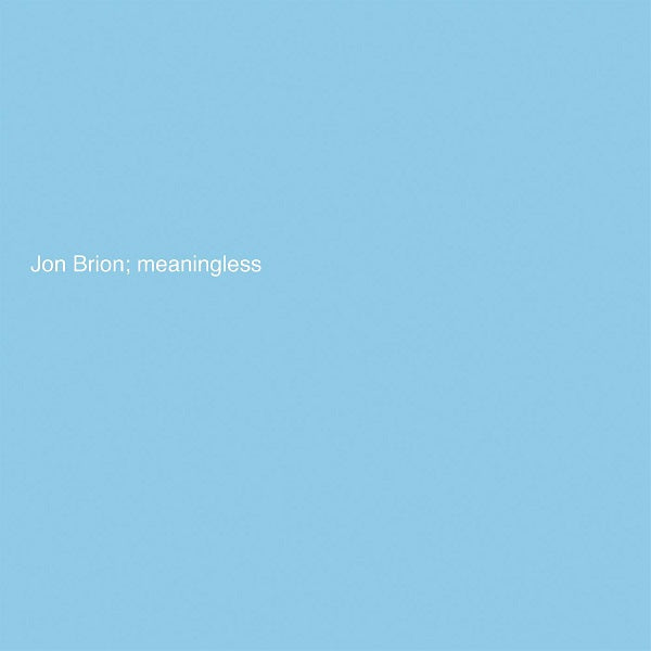 Jon Brion - Meaningless - Import Blue Vinyl LP Record