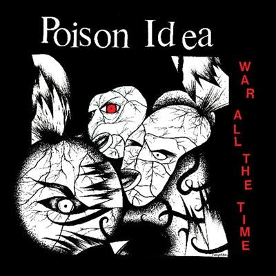 Poison Idea - War All The Time - Import Red Vinyl LP Record