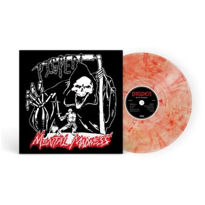 Pig Pen (Punk) - Mental Madness - Import Garnet Vinyl LP Record