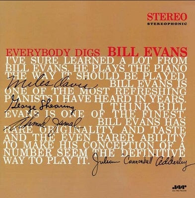 Bill Evans (Piano) - Everybody Digs Bill Evans - Import LP Record