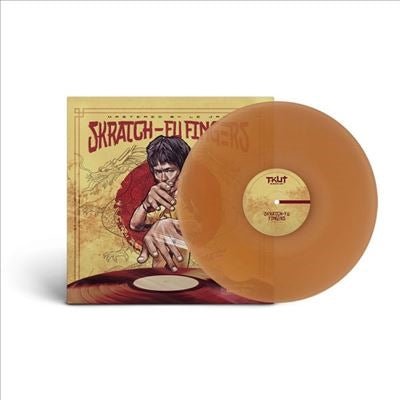 Dj T-Kut - Skratch Fu-Fingers Practice - Import Beer Coloured Vinyl LP Record Limited Edition