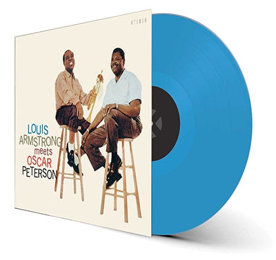 Louis Armstrong 、 Oscar Peterson - Louis Armstrong Meets Oscar Peterson (Blue Vinyl) - Import Vinyl LP Record Limited Edition