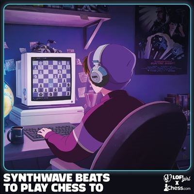 Various Artists - Lofi Girl X Chess.Com Synthwave Beats - Import Opaque Light Blue Vinyl 2 LP Record
