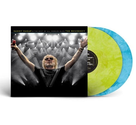 Sammy Hagar - Sammy Hagar & The Best Of All Worlds Band - The Residency - Import Amplified Lime & Reverb Blue Vinyl 2 LP Record