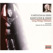 Rene Jacobs - Telemann: Cantatas & Odes / Rene Jacobs, Akademie fur Alte Musik Berlin - Import CD