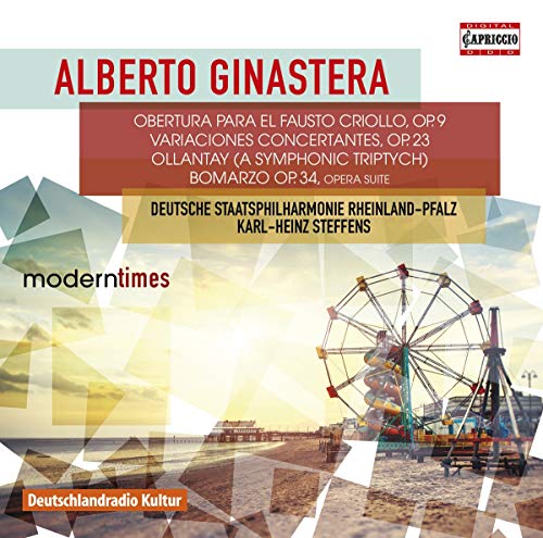 Ginastera (1916-1983) - Orchestral Works : Steffens / Rheinland-Pfalz State Philharmonic - Import CD