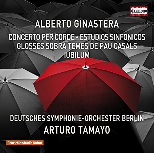 Ginastera (1916-1983) - Concerto per Corde, Estudios, Sinfonicos, etc : Tamayo / Berlin Deutsches Symphony Orchestra - Import CD