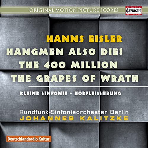Eisler, Hanns (1898-1962) - Film Music : Johannes Kalitzke / Berlin Radio Symphony Orchestra - Import CD