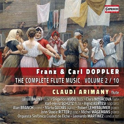 Claudie Arimani, Leonardo Martinez, Elche Municipal Symphony Orchestra - Franz & Carl Doppler: Complete Flute Music Vol2/10 - Import CD