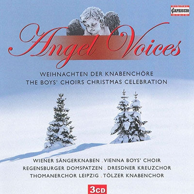 Felix Mendelssohn, Christmas Traditional, Johann Franz von Herbeck, Rheinberger / Hartmann, George Frederic Handel, Heinrich Schutz, Johann Sebastian Bach, Max Reger, Johannes Eccard, Wolfgang Amadeus Mozart, Johannes Brahms - Angel Voices - Import 3 CD