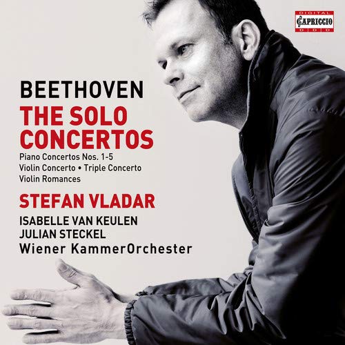 Beethoven (1770-1827) - Complete Piano Concertos, Violin Concerto, Triple Concerto : Isabelle van Keulen(Vn)Julian Steckel(Vc)Stefan Vladar(P)/ Vienna Chamber Orchestra (4CD) - Import 4 CD