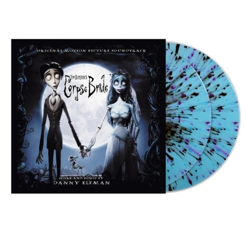 Danny Elfman - Corpse Bride - Import Blue Moon with Purple & Black Ghost Splatter Vinyl 2 LP Record