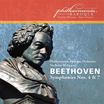 Nicholas McGegan, Philharmonia Baroque Orchestra - Beethoven: Symphonies Nos. 4 & 7 - Import CD