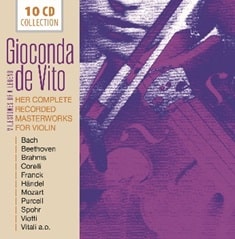 Gioconda De Vito - Masterworks For Violin - Import 10 CD Box Set