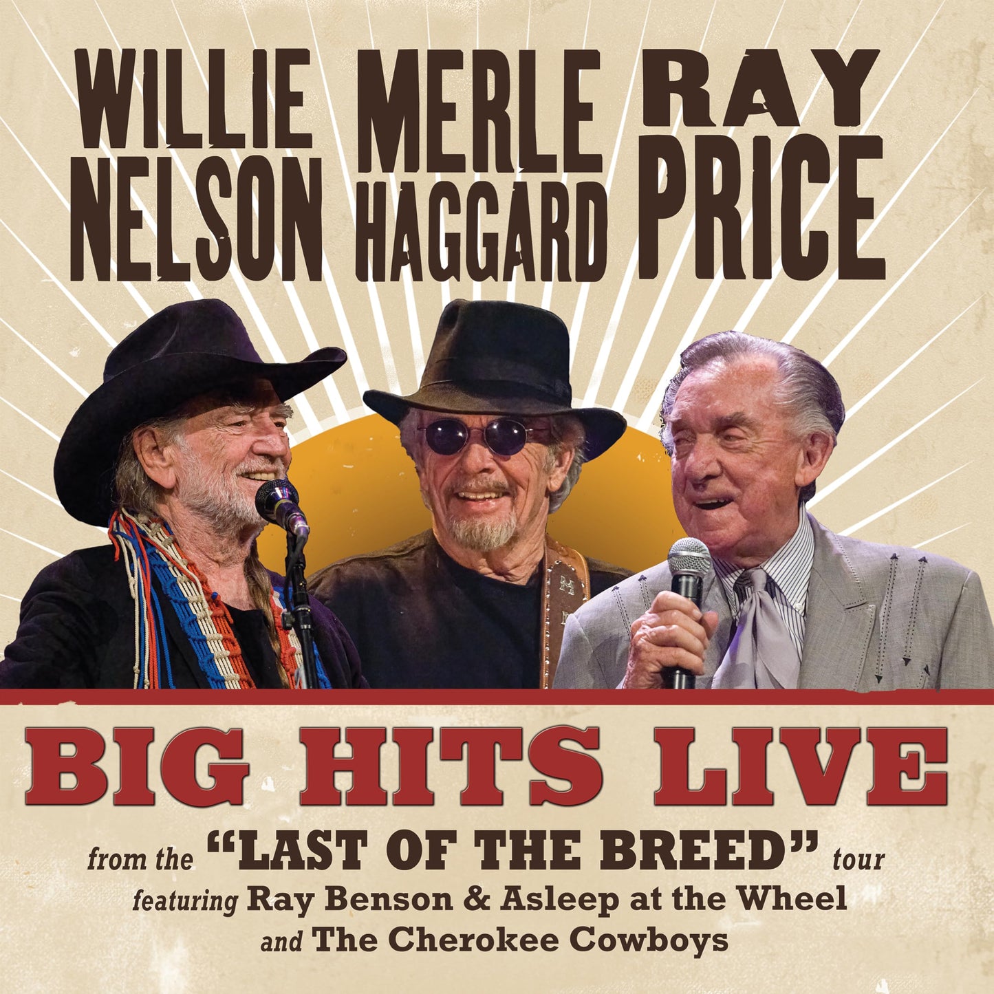 Willie Nelson - Big Hits Live From The Last Of The Breed Tour - Import Vinyl LP Record