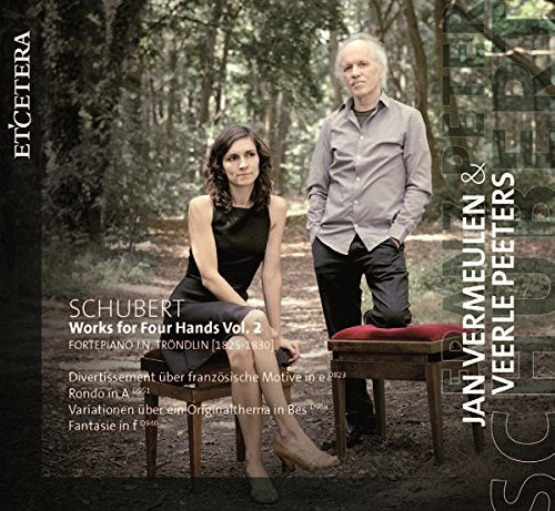 Schubert (1797-1828) - Piano Works for 4 Hands Vol.2 : Jan Vermeulen, Veerle Peeters(Fp) - Import CD