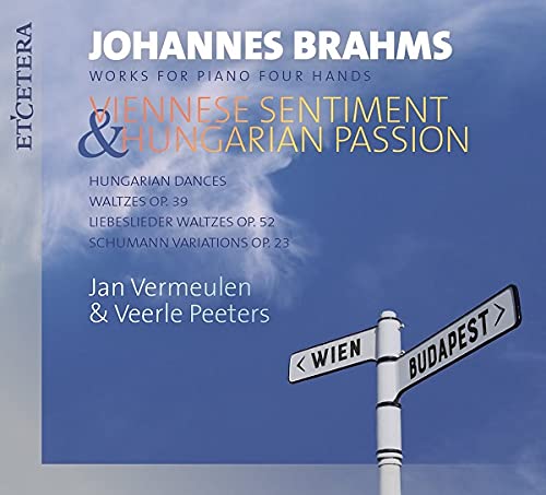 Brahms (1833-1897) - Piano Works For 4 Hands: Vermeulen V.peeters(Fp) - Import CD