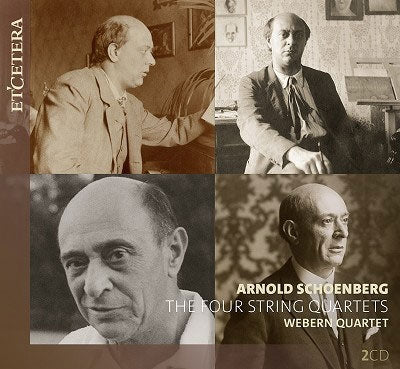 Webern Quartet - Schoenberg, Arnold :String Quartets Nos.1, 2, 3, 4 - Import 2 CD