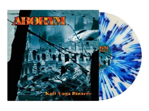 Aborym - Kali Yuga Bizarre - Import Milky Clear Blue Splatter Vinyl LP Record