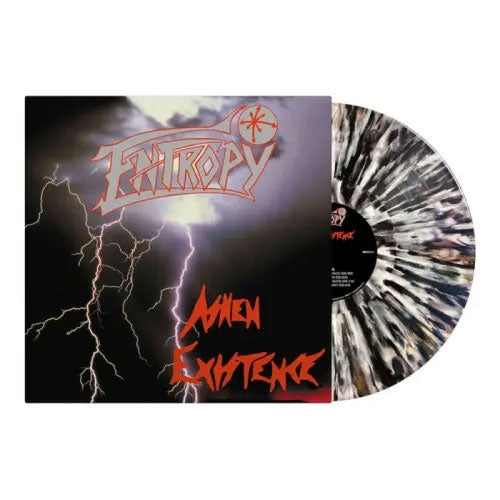 Entropy (Metal From Canada) - Ashen Existence - Import Black White Clear Splatter Vinyl LP Record