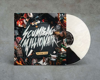 Scumbag Millionaire - All Time Low - Import Milky Clear & Black Split Vinyl LP Record Limited Edition