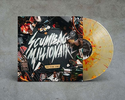 Scumbag Millionaire - All Time Low - Import Clear with Red & Yellow Splatter Vinyl 180g LP Record Limited Edition