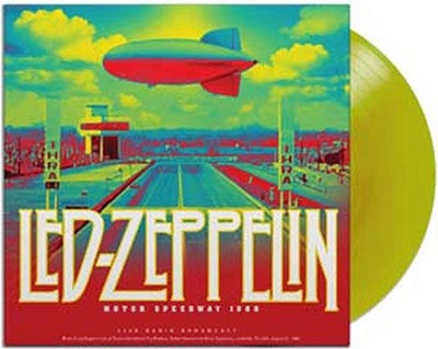 Led Zeppelin - Motor Speedway 1969 - Import Lime Transparent Vinyl LP Record