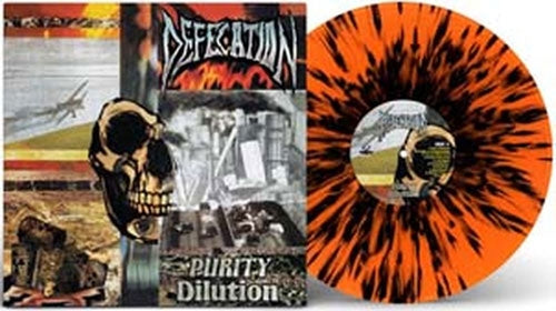 Defecation - Purity Dilution - Import Orange Splatter Vinyl LP Recurd Limited Edition