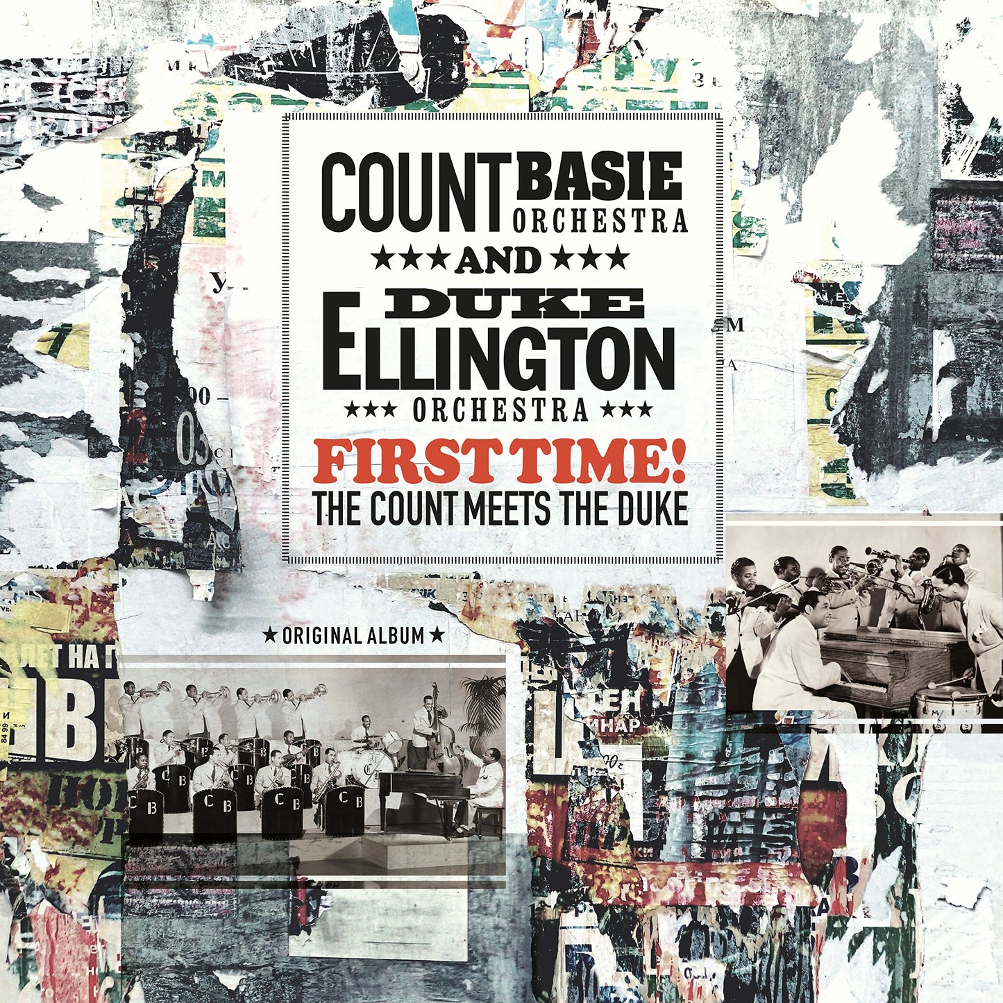 Duke Ellington 、 Count Basie - First Time! The Count Meets The Duke - Import Solid Orange & White Vinyl LP Record Limited Edition