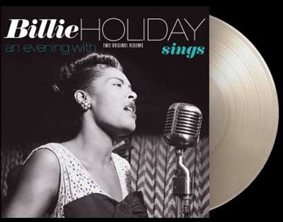 Billie Holiday - Sings/An Evening With Billie Holiday - Import Crystal Clear & Solid Silver Vinyl LP Record Limited Edition