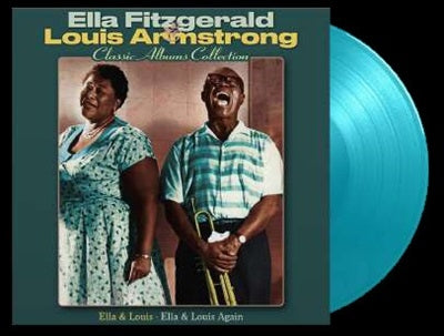 Ella Fitzgerald 、 Louis Armstrong - Classic Albums Collection - Import Solid Turquoise Vinyl 3 LP Record Limited Edition