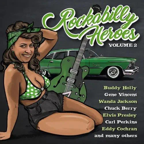 Various Artists - Rockabilly Heroes Vol. 2  - Import Colored Vinyl LP Record