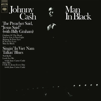 Johnny Cash - Man In Black - Import Vinyl LP Record
