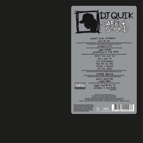 DJ Quik - Safe + Sound - Import 180g Vinyl 2 LP Record Limited Edition