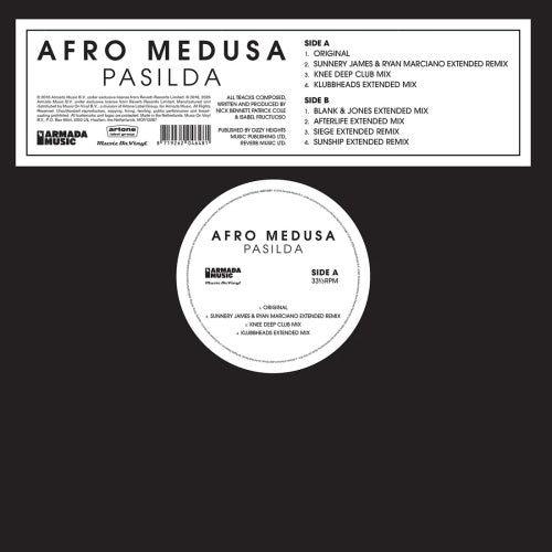 Afro Medusa - Pasilda - Import Vinyl 12inch Record