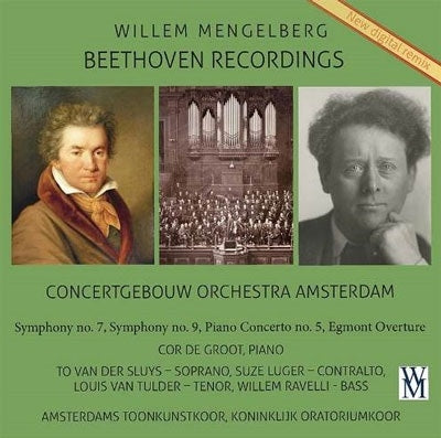 Willem Mengelberg、Royal Concertgebouw Orchestra - Beethoven (1770-1827): - Beethoven Symphonies No.7 & 9 / Piano Concerto No.5 / Egmont Overture - Import 2 CD