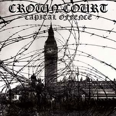 Crown Court - Capital Offence - Import Silver/White Swirl Vinyl LP Record Limited Edition
