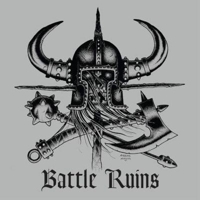 Battle Ruins - Battle Ruins - Import Silver & Black Swirl Vinyl LP Record Limited Edition