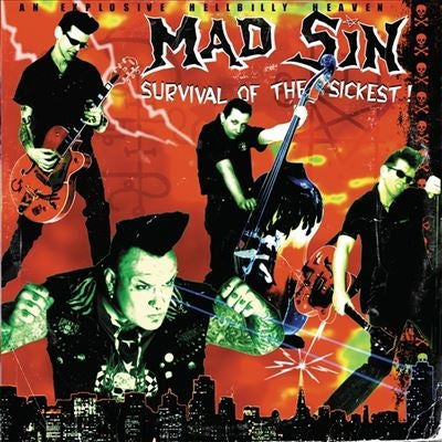 Mad Sin - Survival Of The Sickest - Import Orange / Yellow Swirl Vinyl LP Record Limited Edition