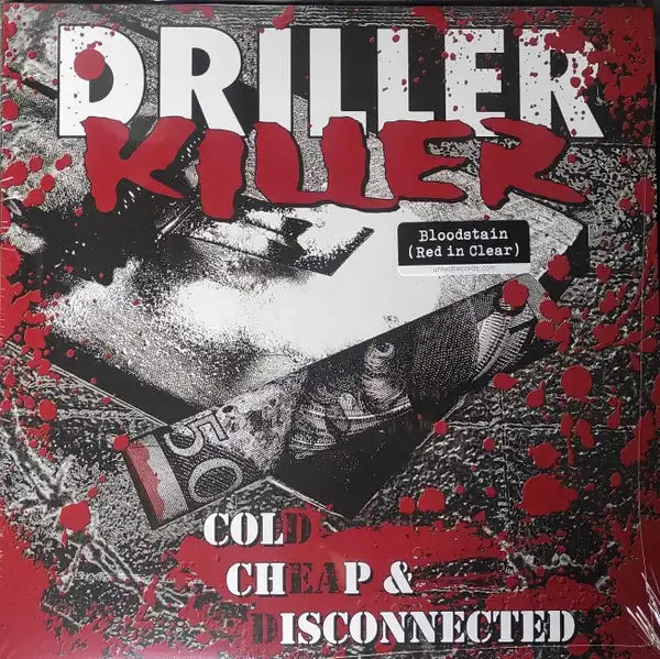 Driller Killer - Cold, Cheap & Disconnected - Import Smoky Gray Vinyl LP Record