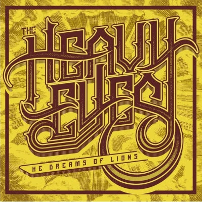 The Heavy Eyes - He Dreams Of Lions - Import Yellow / Black Flame Vinyl LP Record Limited Edition